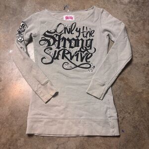 Blac Label Pink Emo Grunge Vintage Embossed Streetwear Size small